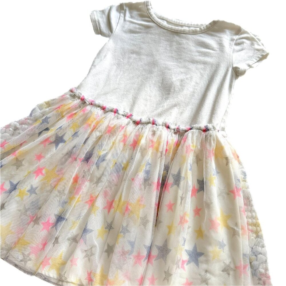 Tucker + Tate Star Print Tulle Tutu Toddler Girl Dress